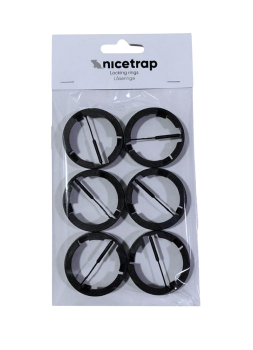 Låseringe til Nicetrap musefælde - 6 stk.